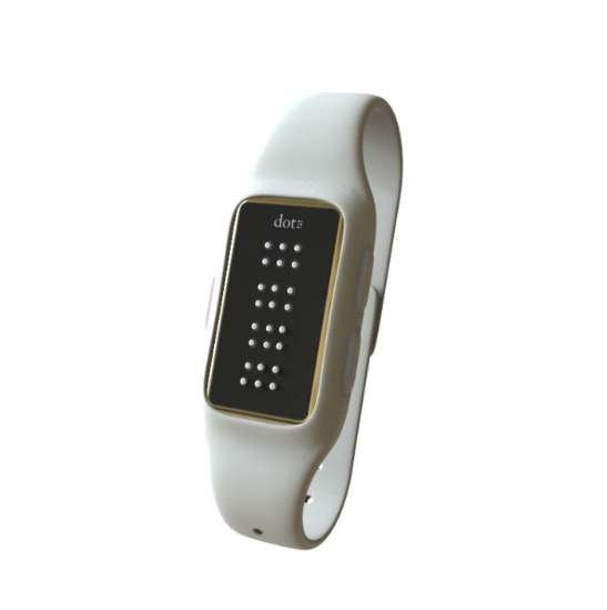 Dot: un smartwatch que muestra la hora usando braille