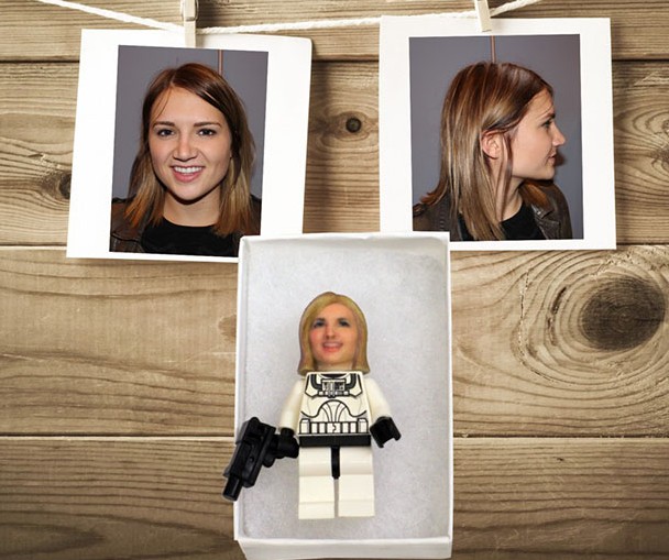 Una figura de Lego con tu cabeza en 3D a partir de 2 fotos