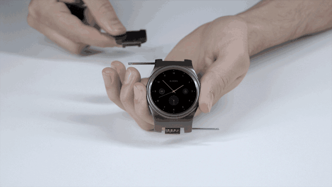 Un smartwatch construido con piezas que puedes personalizar a tu gusto