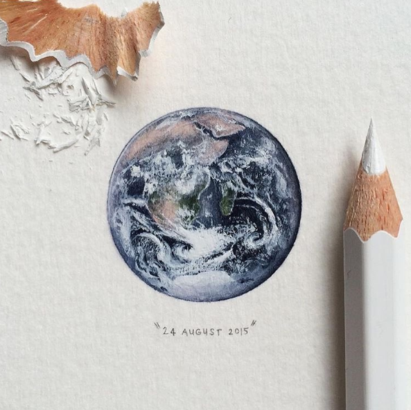 Esta chica comparte sus increíbles obras de arte diminutas en Instagram