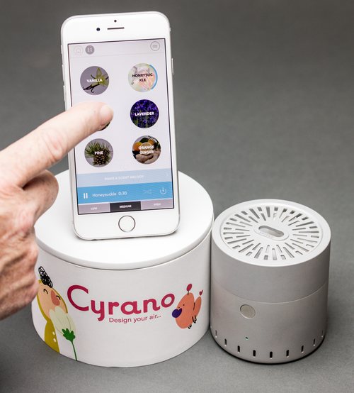 Cyrano: un gadget programable que emite olores relajantes