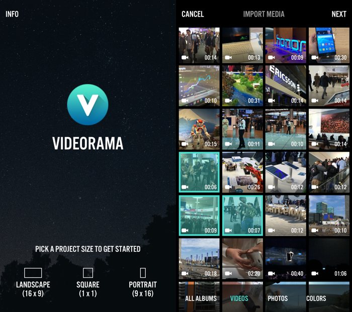 Videorama: edita y añade efectos a tus vídeos en iPhone