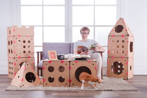 BoxKitty: una casa totalmente personalizable para tu gato