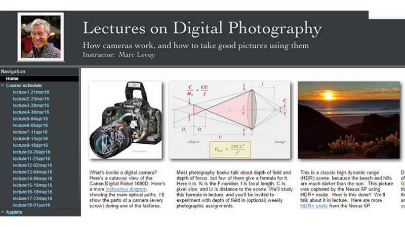 Profesor de Stanford comparte gratis un curso universitario de fotografía de 11 semanas