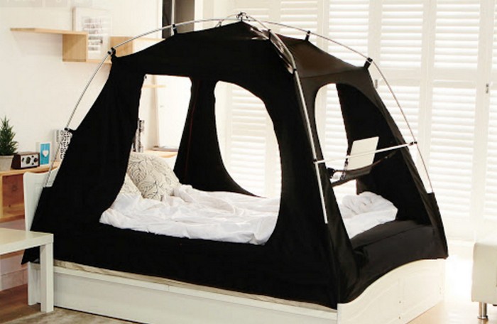 Room in Room: añade una versátil tienda de campaña a tu cama