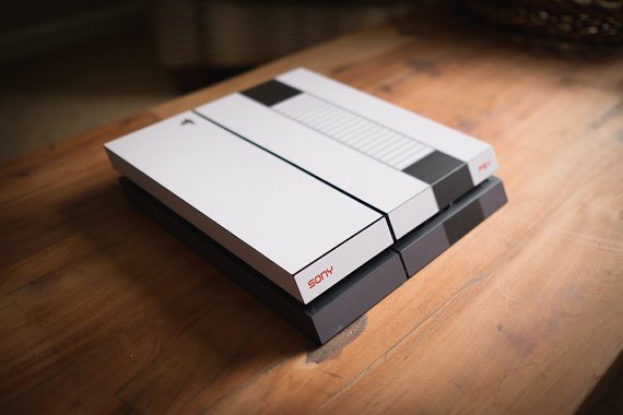 Dale a tu consola un toque retro estilo NES 