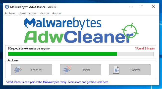 Cómo eliminar adware de tu PC con AdwCleaner