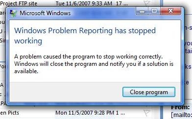 Mensajes de error de Windows divertidos