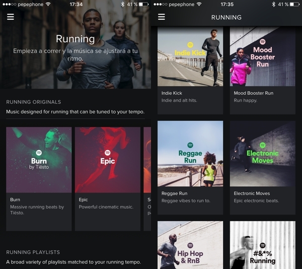 Spotify Running crea listas de música que siguen tu ritmo de carrera