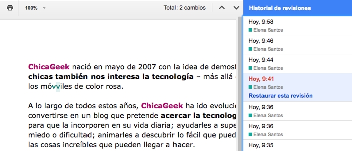 15 trucos para aprovechar Google Docs al máximo