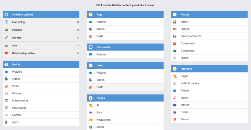 StalkScan: accede a toda la información pública que Facebook no te permite ver