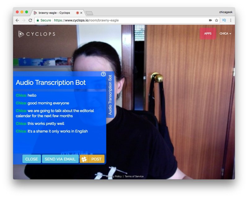 Videoconferencias gratis en tu navegador con Cyclops