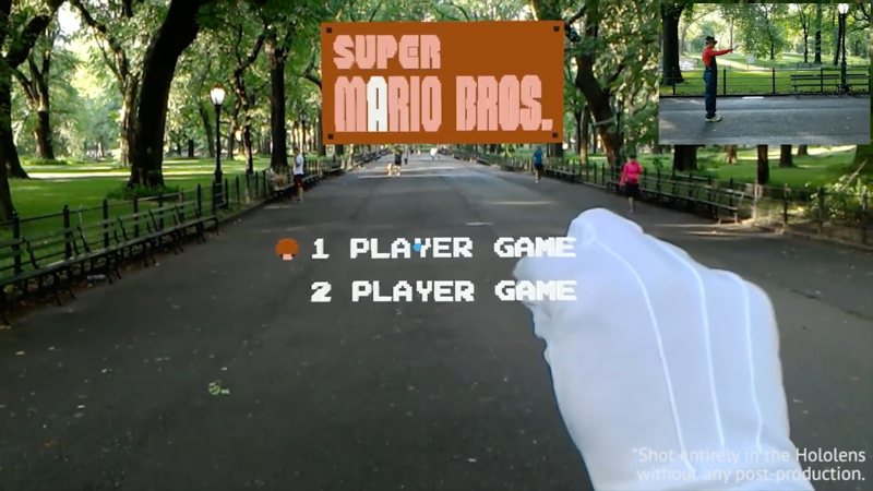 Juega a Super Mario en realidad aumentada
