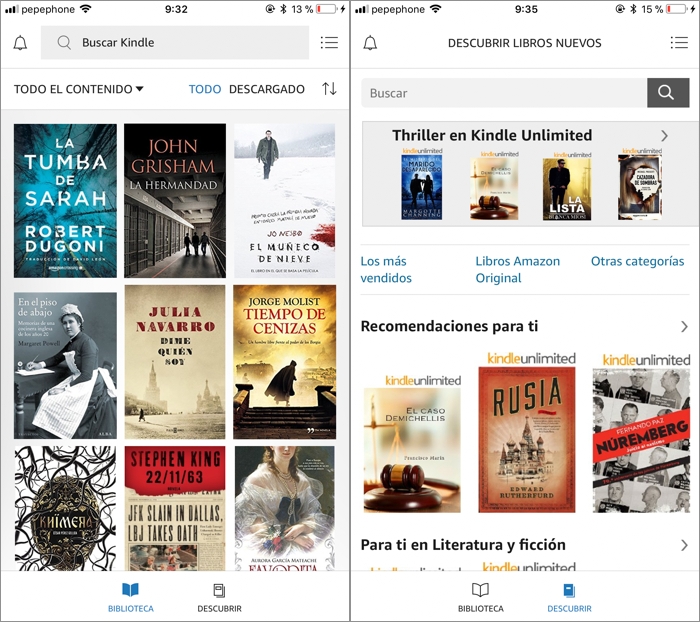 La app de Kindle se renueva para leer mejor en tu dispositivo