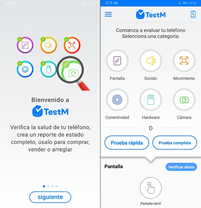  TestM, una app para evaluar el estado de tu móvil