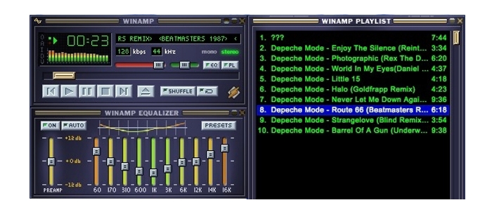El clásico Winamp, de nuevo disponible para descarga