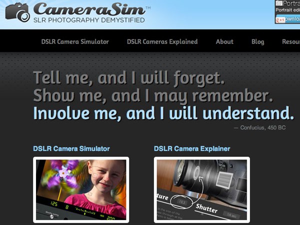 CameraSim: para aprender fotografía de verdad