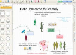 Creately: diagramas y esquemas en tu navegador