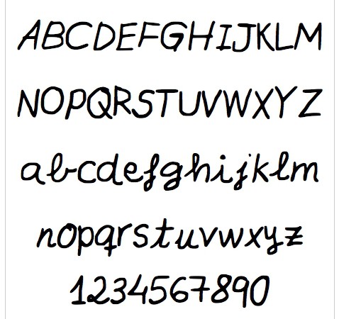 Cómo crear una fuente de texto con tu letra