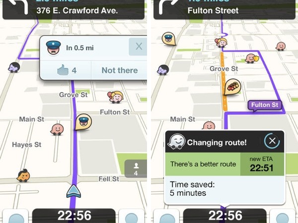 Waze, un completo GPS gratuito en tu móvil