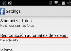 Cómo desactivar la reproducción automática de vídeos en Facebook