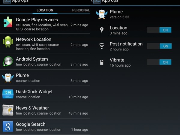 Controla los permisos de aplicaciones en Android