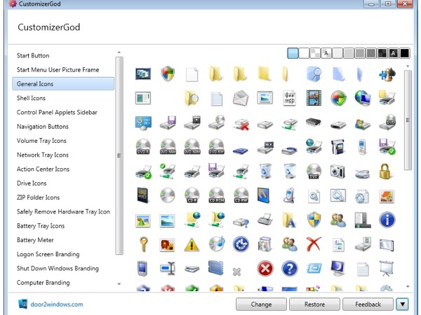 CustomizerGod: personaliza todos los iconos de Windows
