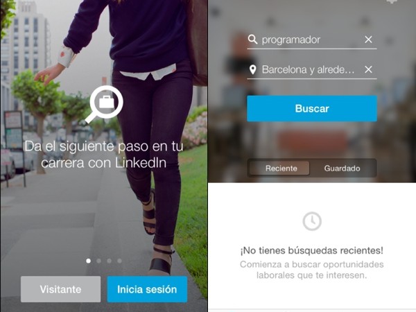 Busca trabajo con tu móvil y LinkedIn Job Search