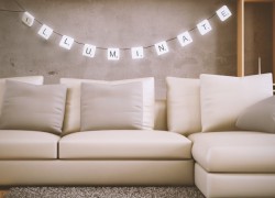 Scrabble Tile Lights: letras que iluminan tu casa