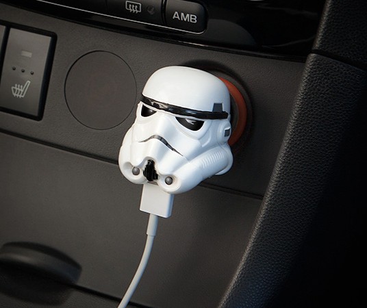 Cargador USB de coche para fans de Star Wars