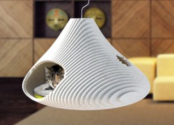 Cueva y hamaca para los gatos más exigentes