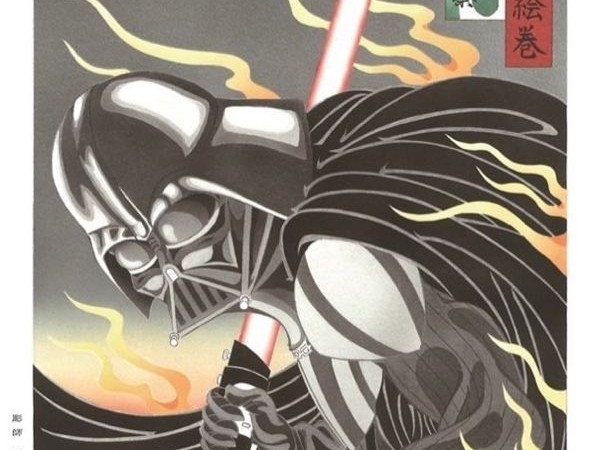 Grabados japoneses inspirados en Star Wars