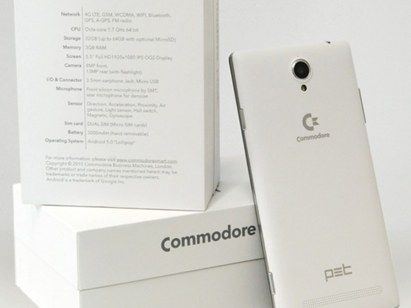 La mítica Commodore lanza un móvil Android