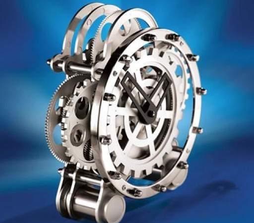 Complejo y elegante reloj de aluminio para tu escritorio
