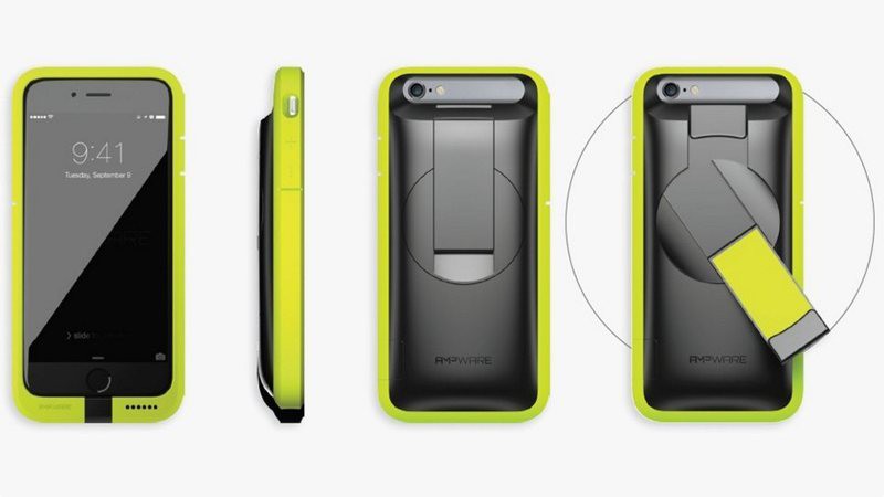 AMPWare: batería y funda para iPhone que se carga a mano