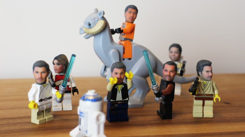 Una figura de Lego con tu cabeza en 3D a partir de 2 fotos