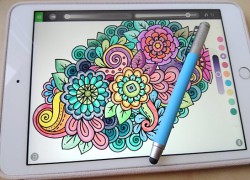 Pigment, un libro de colorear para adultos en iPad