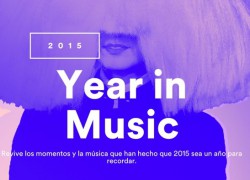 ¿Cómo ha sido tu año 2015 en música de Spotify?