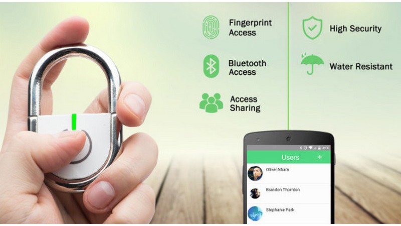 TappLock: el candado que se abre con la huella dactilar