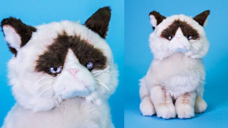 Ya puedes comprar el peluche de Grumpy Cat en Internet
