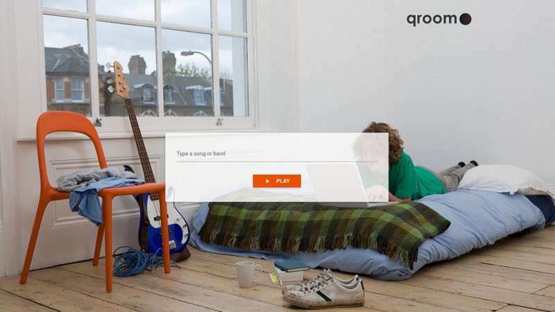 qroom, escucha música en streaming gratis, sin publicidad y sin registro