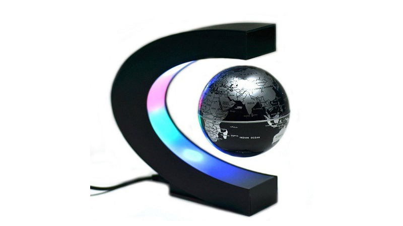Globo terráqueo con levitación mediante magnetismo