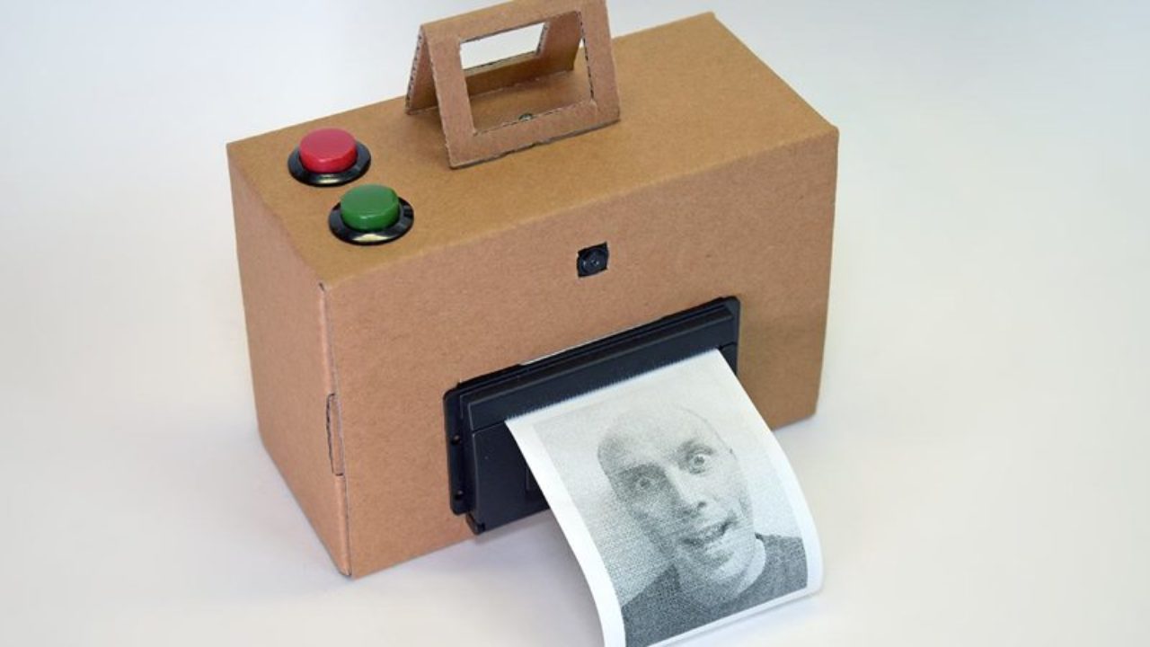 una cámara instantánea estilo Polaroid con una Raspberry Pi - ChicaGeek