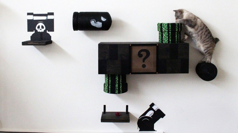 Muebles de Super Mario para tu gato