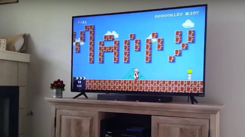 Una petición de mano geek en Mario Maker