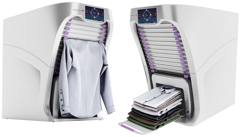 ¡Por fin! Una máquina que dobla ropa