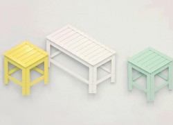 Estos muebles plegables también te sirven como decoración