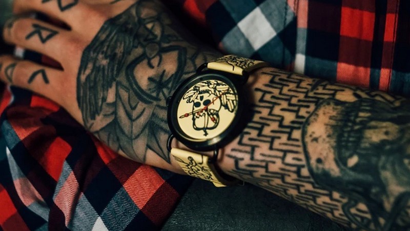 Inkwell: un reloj diferente inspirado en los tatuajes