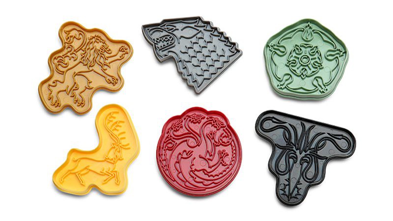 Moldes para hacer galletas de Juego de Tronos. Cookies are coming!
