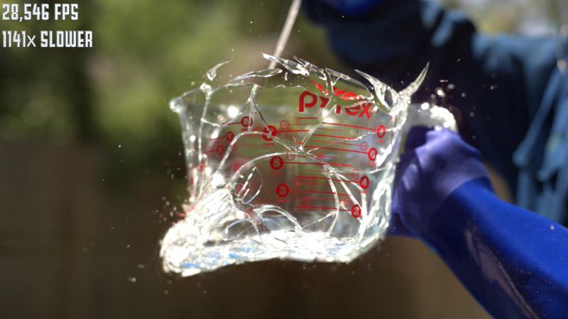 Fascinantes vídeos de cristal rompiéndose a 343.000 imágenes por segundo